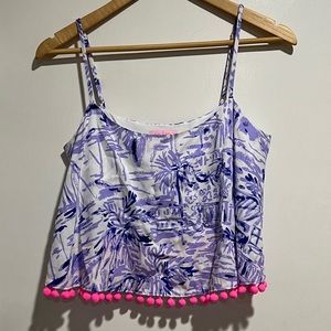 Lilly Pulitzer purple set with pink details